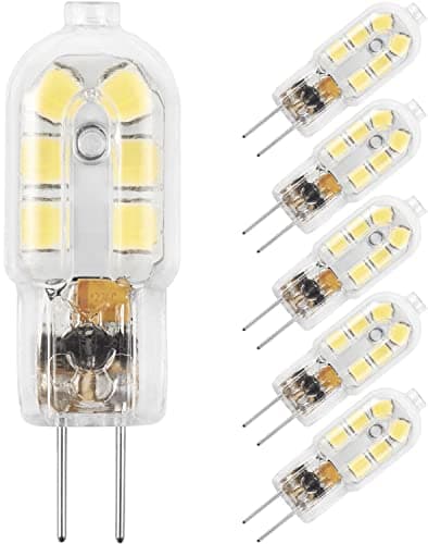 Amazing power G4 LED Bulb, 12V Bi Pin 20W Halogen Bulb Replacement, NOT Dimmable,Daylight White 6000K, 5-Pack — image 1