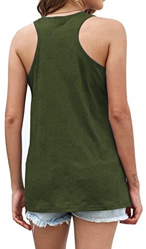 DESFSE American Flag Tank Top Women 4th of July Tanks Tops for Womens USA Flag Patriotic Shirts Vest Racerback Sleeveless Tee view 2