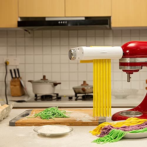 Antree Pasta Maker Attachment 3 in 1 Set for KitchenAid Stand Mixers Included Pasta Sheet Roller, Spaghetti Cutter, Fettuccine Cutter Maker Accessories and Cleaning Brush view 5