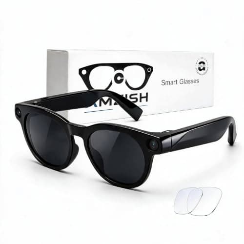 AI Smart Glasses with Camera, 8MP HD Bluetooth Camera Glasses for Women Men | 1080P Video Recording Sunglasses, Real Time Translation, Voice Assistant, Open Earbuds, Travel, Work, Vlog — image 1
