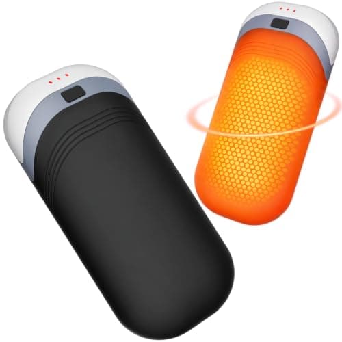 Rechargeable Hand Warmers 2-Pack, Patented Skin-Friendly Silicone Handwarmer, 90% Large Heating Area, Gifts for Men, Women Christmas Outdoor/Indoor/Golf/Camping/Hunting Essentials — image 1