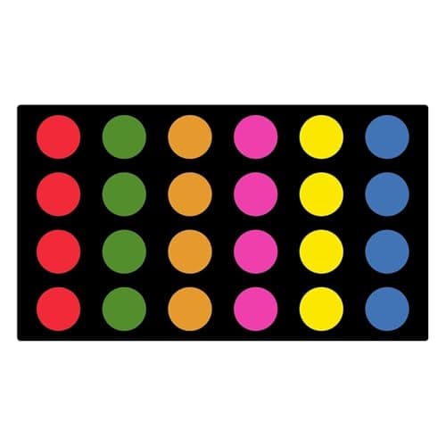 Booooom Jackson 7'6''x13' Colorful Circle Classroom Rug for Kids Room Seating Décor - Thick Nylon Large Preschool Carpet Daycare Rug for Teaching & Playroom, Non-Slip &No Triping,20X Stain Resistance — image 1