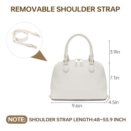 Goinsound Leather Satchel Bags for Women Small Purse for Women Satchel Crossbody Bags for Women view 3