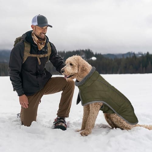 Fragralley Dog Winter Coat Turtleneck Windproof Dog Vest for Walking,Hiking view 5