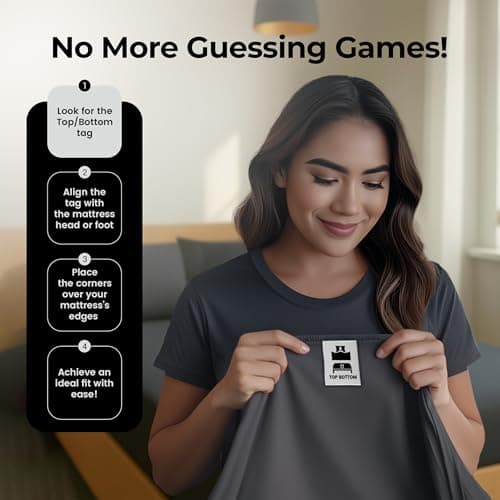 Utopia Bedding King Fitted Sheet - Bottom Sheet - Deep Pocket - Polyester - Shrinkage and Fade Resistant - Easy Care -1 Fitted Sheet Only (Grey) view 5