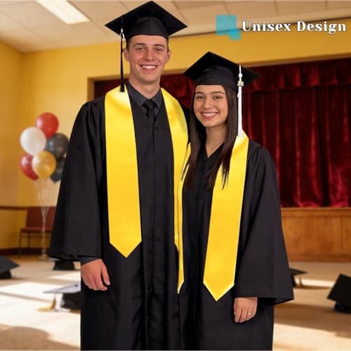 Oeyliz Graduation Stole Class of 2026 Stoles for Graduation 2026 Unisex Adults Blank Graduations Stole 72 Inch view 4