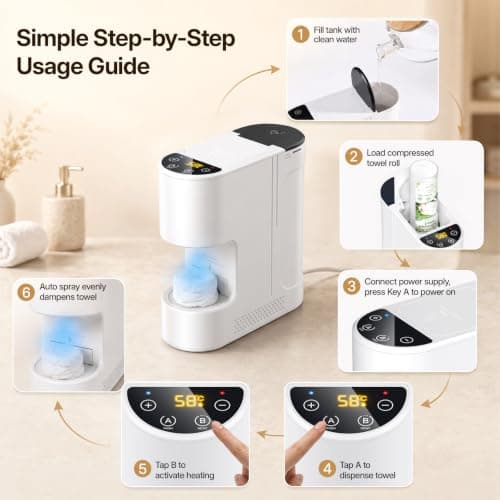 Towel Warmer for Bathroom & Spa,BEQOOL Hot Face Towel Dispenser Machine view 4