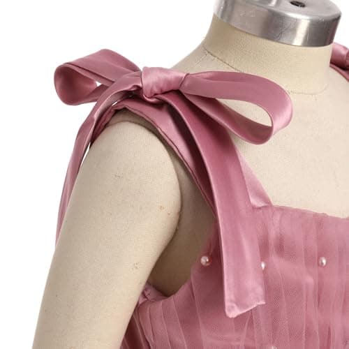 EULIMENE Toddler Girls Tulle Dress Spaghetti Strap Tutu Birthday Princess Pageant Party Dresses 9M-4Y view 5