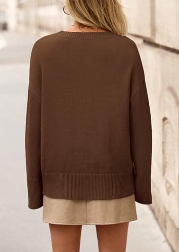 PRETTYGARDEN Women's Long Sleeve V Neck Comfy Sweaters Pullover Trendy 2026 view 6