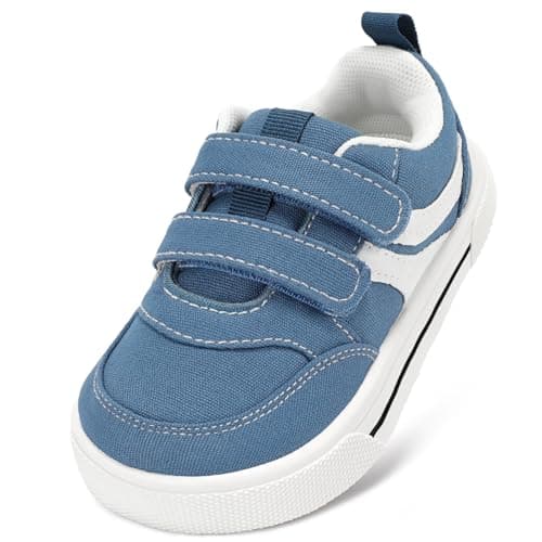 STQ KIDS Toddler Classic Retro Wide Toe Box Sneakers Boys Girls Walking Tennis Shoes Comfort First Walking Shoe Activities — image 1