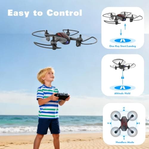Mini Drone with Camera for Ages 8-12 & Beginner view 4