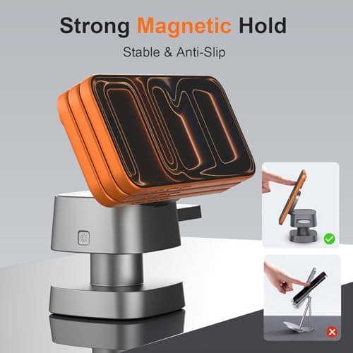 AIYUNDI 4 in 1 Wireless Charging Station for Apple Devices with Night Light, Mag-Safe Charger Stand, 15W Fast Charging for iPhone 17/16/15/14/13/12 Series, iWatch & AirPods(with USB-C Cable) view 5