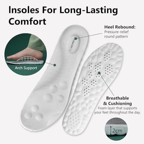 Hawkwell Women's Slip On Nursing Shoes Comfortable Lightweight Slip Resistant Healthcare Medical Work Shoes view 6