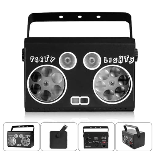 Party Lights DJ Disco Light DMX512 Voice-Controlled RGB Multi-Effect Stage Lighting stroboscopic Family Gatherings Weddings KTV Clubs, Karaoke Holiday Decorations Atmosphere Lighting Light Shows view 3
