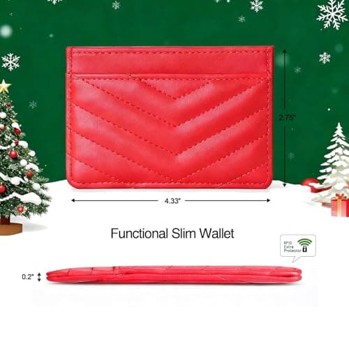 AUNER LEATHER Cute Heart Wallet, Gifts for Teen Girls, Birthday Graduation Gift for 11 12 13 14 15 16 17 18 Year Old Girls, Teen Girl Gifts Trendy Stuff (Dark Red) view 4