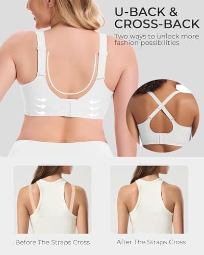 Gailife Scalloped Lift Bras Women Soft Jelly Push Up Wireless Bra Supportive V Neck No Underwire Seamless Tshirt Bralettes view 3