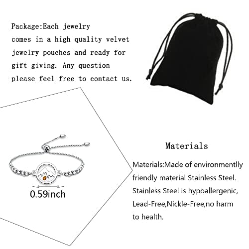 YLWJSP Mustard Seed Bracelet Christian Gift Mustard Seed Jewelry Bracelet Faith Gift Inspirational Jewelry Religious Gift for Women view 2