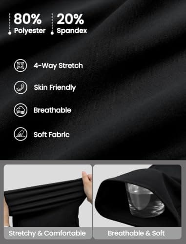 COPYLEAF Dress Pants Women Stretchy Work Pants Casual Flare Pull On Slacks view 6