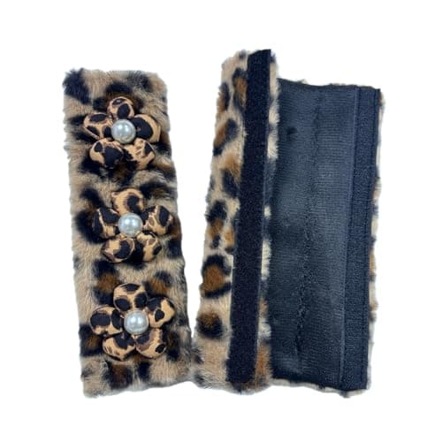 Leopard Seat Belt Shoulder Pads, 2-Pack, Soft Comfortable Shoulder Protectors for Women and Girls, Car Interior Accessories view 6