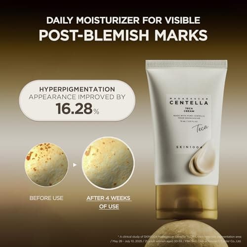 SKIN1004 Madagascar Centella TECA Cream, Korean Centella Face Moisturizer for Blemish-Prone Skin with TECA & PDRN, Cica Cream for Oil & pH Balance with Vitamin E, Korean Skin Care, 2.53 fl.oz / 75ml view 3