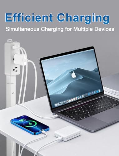 Gbchais Electrical Outlet Extender Stick, Upgraded 4-Way Free Combination Plug Extender (6"-34") with USB-A & USB-C, 2 AC Outlets, Wall Outlet Extender for Hard-to-Reach Spaces (Light Gray) view 5