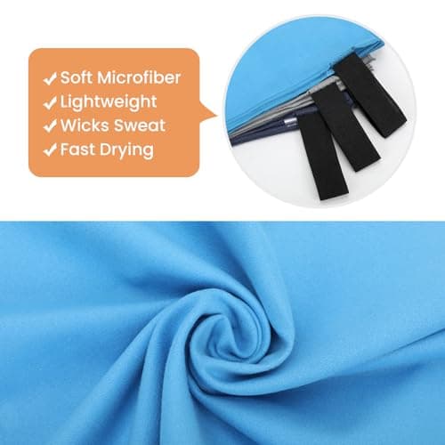 Yaozoon 3 Pack Gym Towel Men Women Quick Dry Microfiber Workout Gear for Body Sweat Sports Exercise Fitness Tennis Running Cycling Hiking Weight Lifting Yoga Towels(3 Pack) view 4