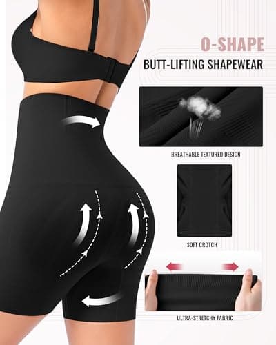 ForeverShaper Tummy Control Shapewear for Women Seamless High Waist Shaper Shorts Butt Lifting Thighs Slimmer for Under Dress view 2