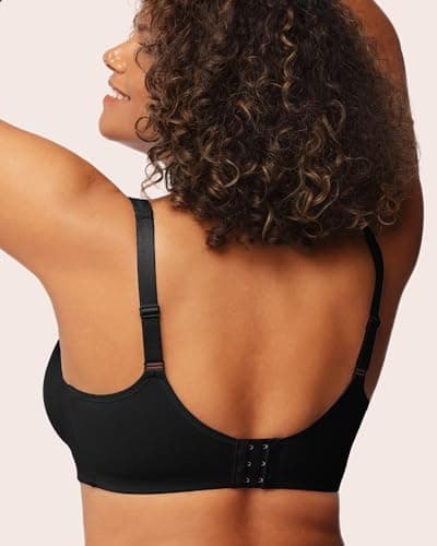 HSIA Minimizer Bras for Women Plus Size, Full Coverage Coolcomfort T Shirt Unlined Bra with Underwire for Heavy Breast view 3