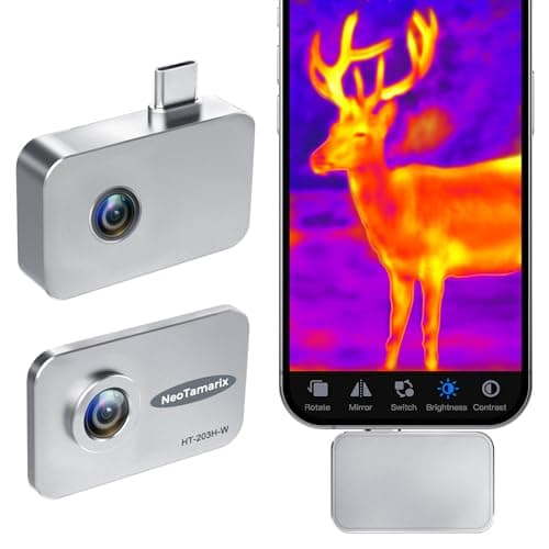 Thermal Camera for Android USB-C, 512x384 Super Resolution with Macro Lens, NeoTamarix 256x192 IR Resolution Thermal Imager, 5°F to 1022°F, Work for Home Industrial PCB Inspection(NOT for iOS) view 1