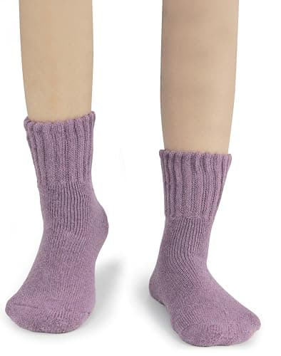BenSorts Women's Winter Boots Socks Thick Warm Cozy Crew Socks Solid Color Gifts view 6