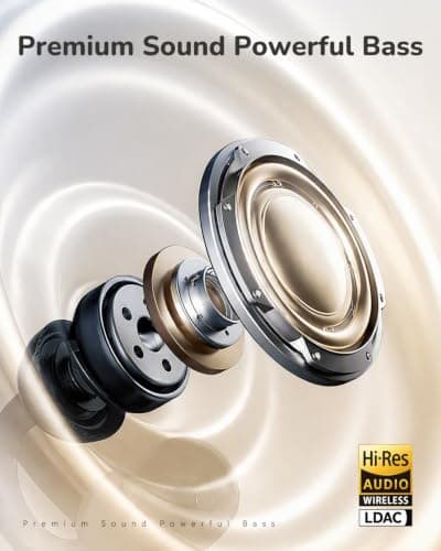 Ultra Open Ear Earbuds, 4g Clip On Wireless Headphones for Everyday Comfort | At 4g per earbud, soft silicone air cushions and flexible C-rings ease pressure while the open fit keeps ears feeling free. view 5