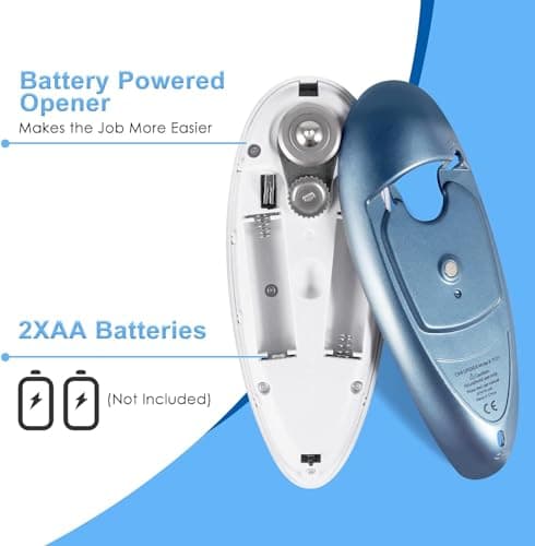 One-Touch Electric Can Opener Automatic Hand Free Can Openers for Arthritis and Seniors, Safety Can Opener Smooth Edge, Best Kitchen Gadget for Restaurant Home Use view 3