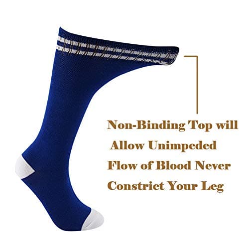 SOCKSDIARY Knee High Socks for Kids, Cotton Soccer Socks for Boys, Girls, Toddlers…… view 5