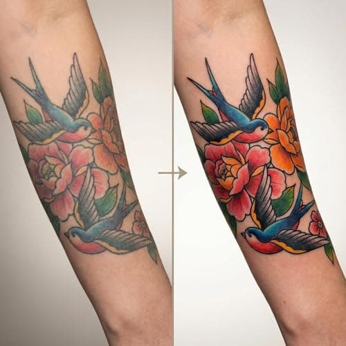 VITIUM Tattoo Butter – Tattoo Aftercare Balm with Organic Plant-Based Ingredients – Deep Moisturizing & Brightening for Vibrant Tattoos – Vegan, Natural, Soothing – Made in Italy - 5oz view 2