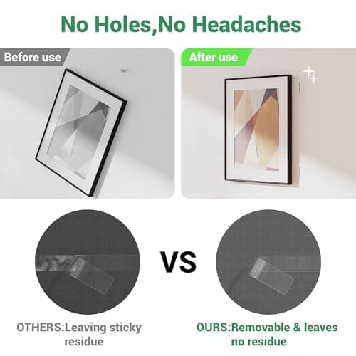 dosun Double Sided Tape Heavy Duty(4 Rolls, Total 40 FT), Sided Nano Tape, Strong Double Sided Tape for Walls, Used for Carpet, Poster, Picture Hanging, Outdoor Multifunctional Mounting Tape view 5