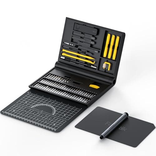 Fanttik Electric Screwdriver Kit, Precision Screwdriver Set, 64 Magnetic Bits, 12 Types Fix Tools, 0.05/0.2 N.m, Repair Tool for Phone Laptop Watch Electronics - E1 NEX Workstation