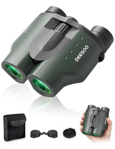 25x32 Compact Travel Binoculars for Cruise Ship Bird Watching | FMC BAK4 Prisms, Easy Focus for Adults & Kids, High Powered Clear Vision for Hunting & Camping, Small Size with Carry Case — image 1