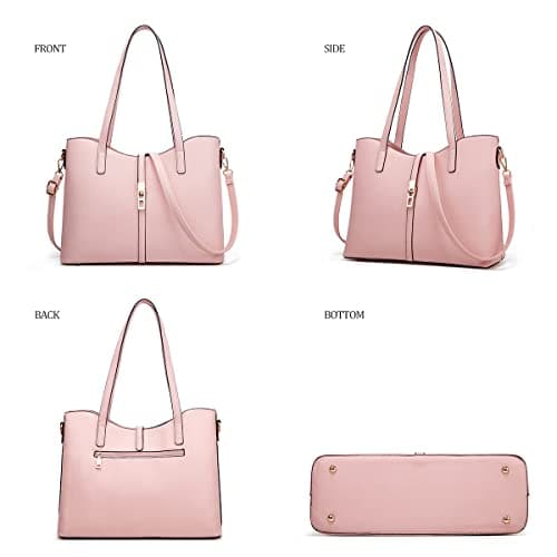 Women Fashion Handbags Wallet Tote Bag Shoulder Bag Top Handle Satchel Purse Set 4pcs view 3