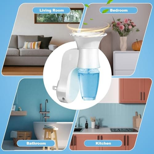 FIRIK WallFlower Plug in, Wall Fragrance Plug in Compatible with Bath and Body Works Wallflowers Refills, ETL Certified, Fragrance Diffuser Plug for Home, Office, 4 Pcs view 4