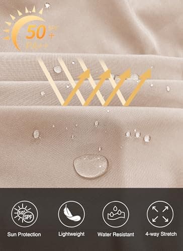 TOIUUI Mens Joggers Hiking Pants Lightweight UPF 50 Water Resistant Quick Dry Athletic Zipper Pocket Travel Workout Running view 6