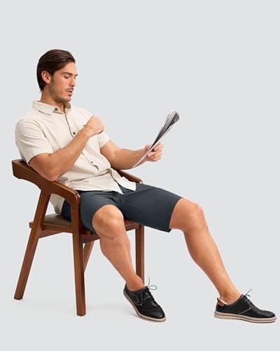 Men's Golf Shorts 7"/ 9"/ 11" Inseam with 5 Pockets Lightweight Stretch Quick Dry Casual Dress Hybrid Short for Men view 6