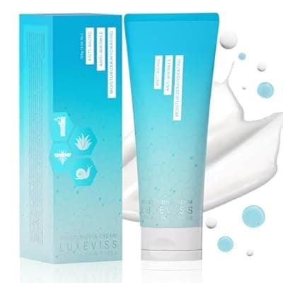 Luxeviss Advanced Crepey Skin Repair Cream – Anti-Wrinkle & Sagging Firming Moisturizer for Face, Neck, Chest, Arms & Body, Deep Hydration for Smoother, Firmer-Looking Skin, 3.35 Oz