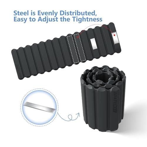 Wrist and Ankle Weights for Women & Men 2 Pack (1lb Each), Adjustable Silicone Wearable Arm & Leg Weights for Pilates, Gym, Yoga, Cardio, Strength Training view 2