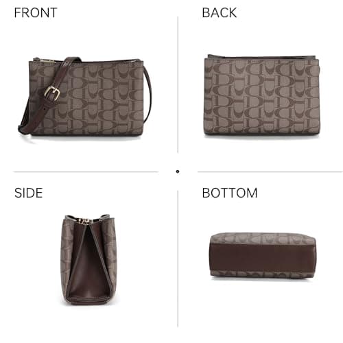 Goinsound Small Crossbody Bags for Women, Vegan Leather Crossover Purse Cell Phone Purses Rfid Shoulder Bag view 7