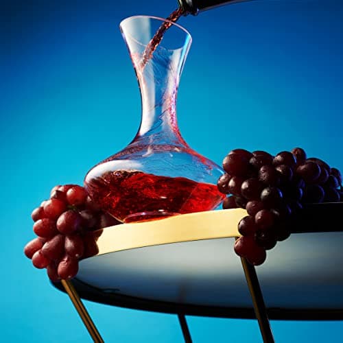 Godinger Wine Decanter Carafe, Hand Blown Wine Decanter Aerator - Wine Gifts view 4