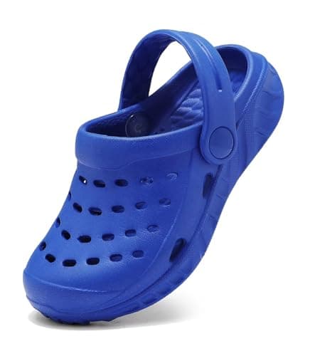 Pisumg Kids Garden Clogs Toddler Slip on Slides Sandals Boys Girls Summer Beach Pool Outdoor Water Shoes Slippers — image 1