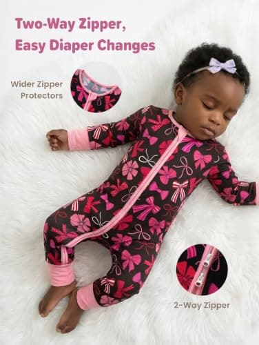 Super Soft Bamboo Baby Clothes–Breathable Romper Perfect for Playtime Sizes 0-3T view 3