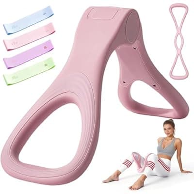 Brobantle Home Pilates Essential Kit for Women, Pilates Equipment Set with Pelvic Floor Trainer, Resistance Bands for Beginners Home Workouts