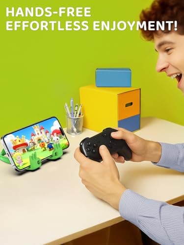 Gifts for Teen Boy Girl Kid Man Woman Adult: Cell Phone Stand Stocking Stuffers Gifts for Kids Patented OK Phone Holder for Desk Teenage Son Funny Trendy Birthday Gift Cool Gadgets Who Want Nothing view 5