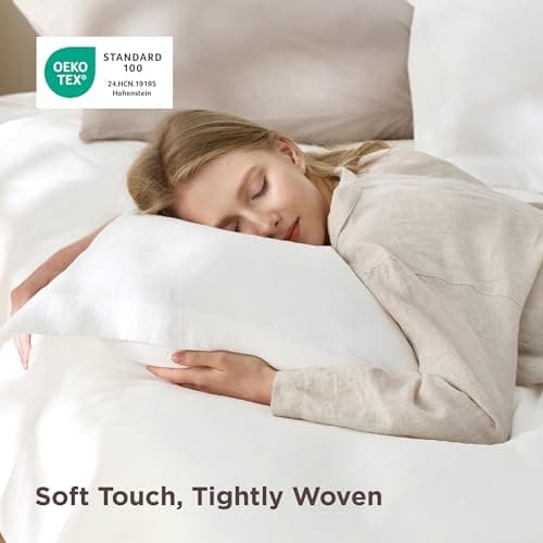 Bedsure Textured Duvet Cover Queen Size - Cotton-Like Polyester Jacquard Duvet Cover Set for All Seasons - 3 Pieces Soft Bedding Set with 2 Pillow Shams, NO Comforter (White, Queen, 90"x 90") view 3